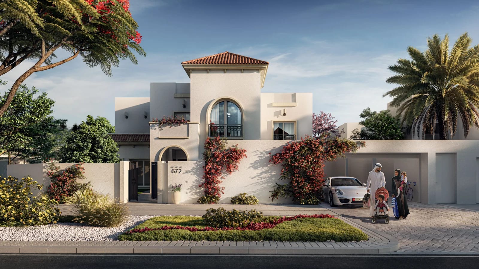 4 bed room villa in fay al remaan Mediterranean style